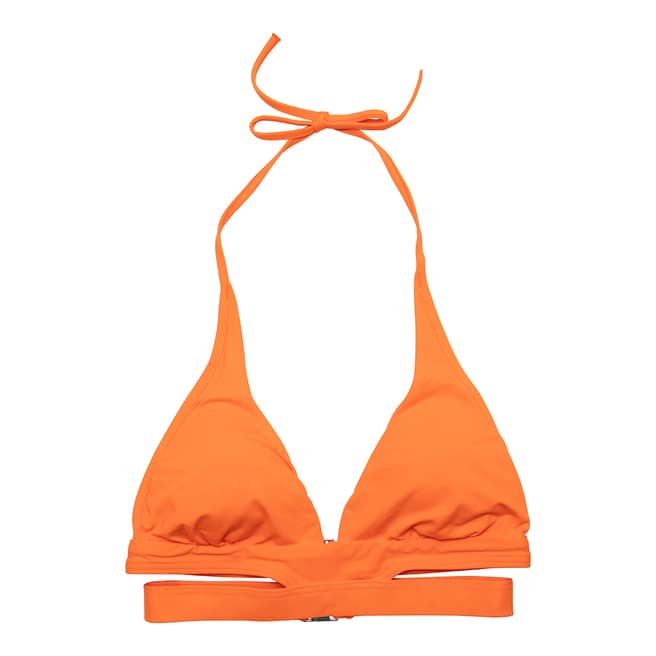 Orange Spicy Active Halter Bikini Top - BrandAlley