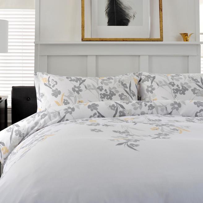 Cascade Yellow Double Duvet Set BrandAlley