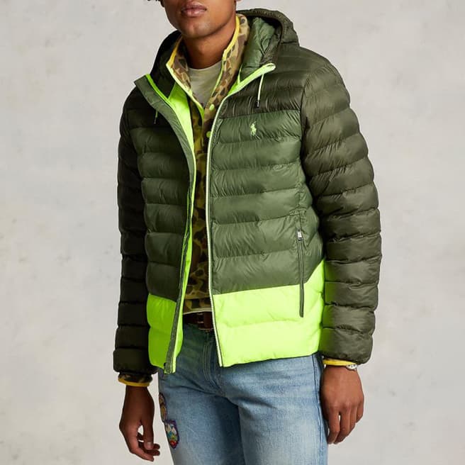 Green Quilted Packable Coat - BrandAlley