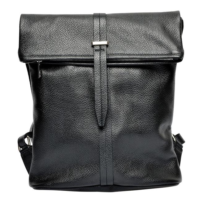 Black Italian Leather Backpack BrandAlley
