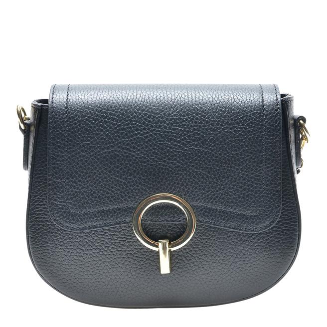 Black Italian Leather Crossbody Bag BrandAlley