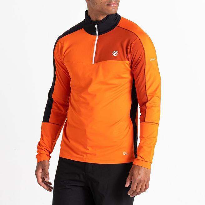 Black Stretch Half Zip Core Midlayer BrandAlley