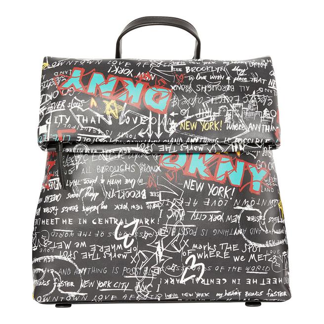 Black Multi Tilly Fold Backpack BrandAlley