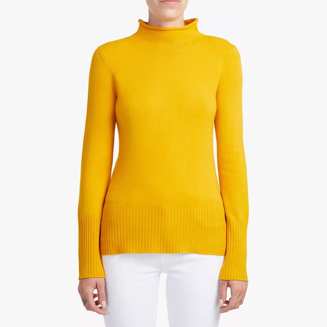 Yellow Roll Neck Jumper BrandAlley