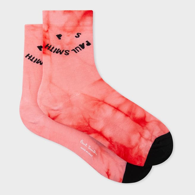 Pink Tie Dye Ankle Socks - BrandAlley