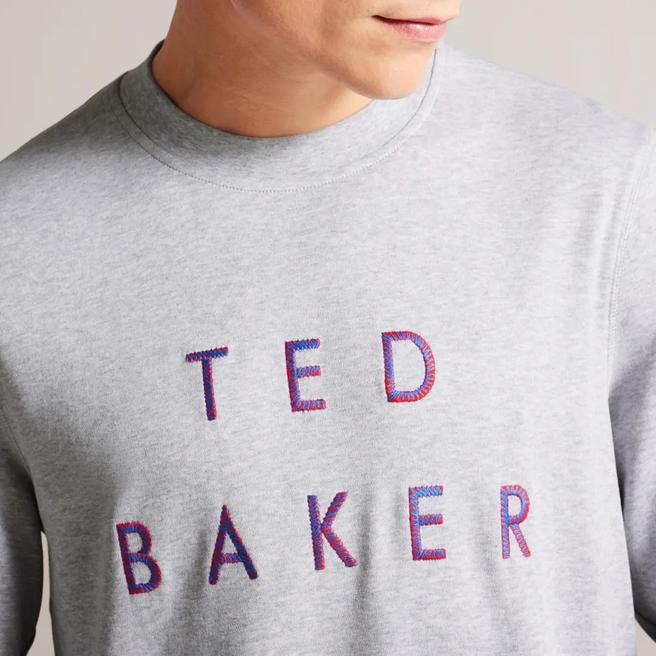 Grey branded sweatshirt