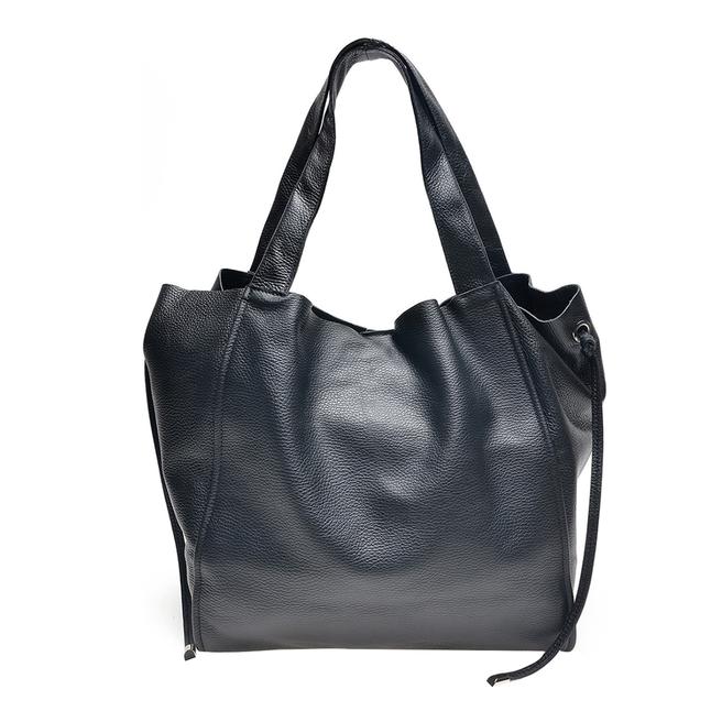 Black Italian Leather Tote Bag BrandAlley