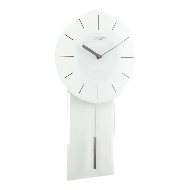 Pendulum Glass Wall Clock BrandAlley
