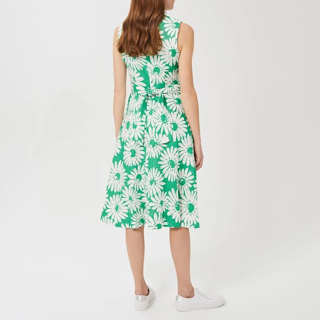 Green Twitchill Linen Dress - BrandAlley