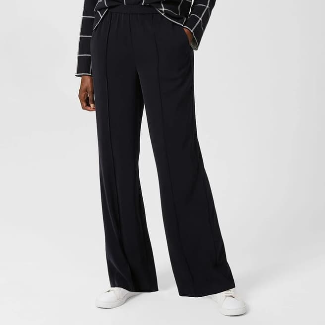 Navy Jas Stretch Trousers - BrandAlley