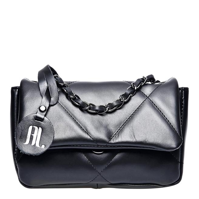 Black Leather Top Handle Bag BrandAlley