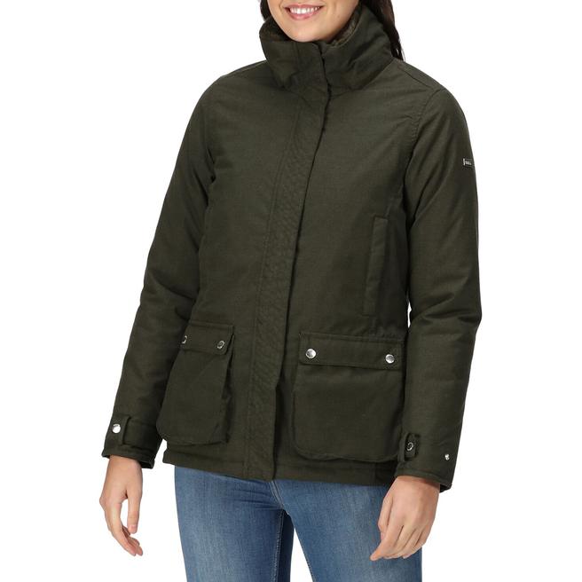 Regatta Womens Leighton Waterproof Jacket (Navy - View #5