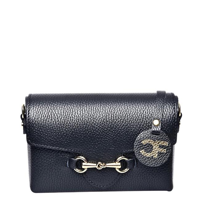 Black Leather Crossbody Bag BrandAlley
