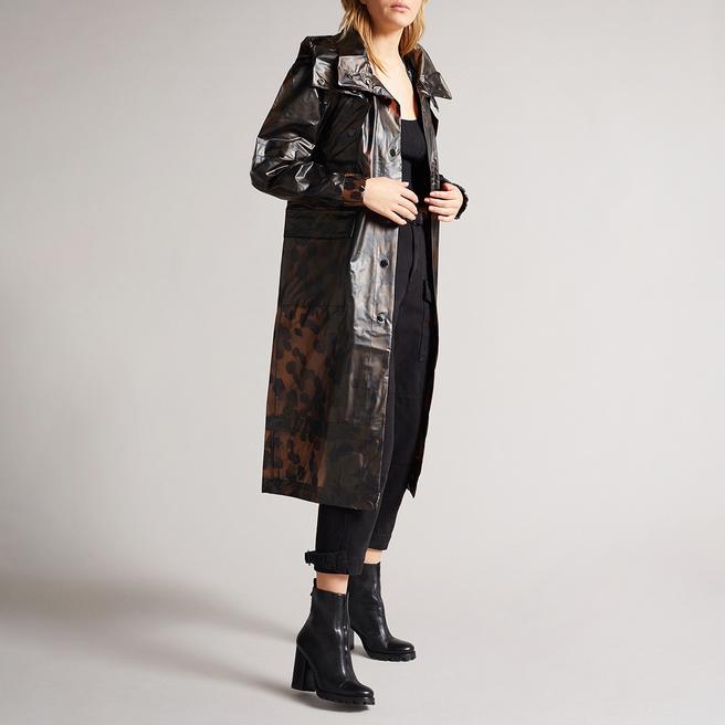 Brown Rosalei Translucent Rain Mac Coat - BrandAlley