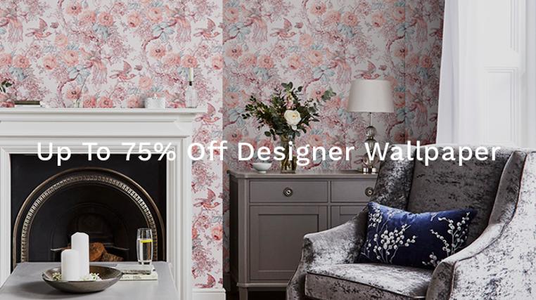 Up to 75% Off: Designer Wallpaper with Graham & Brown, Laura Ashley & Friends