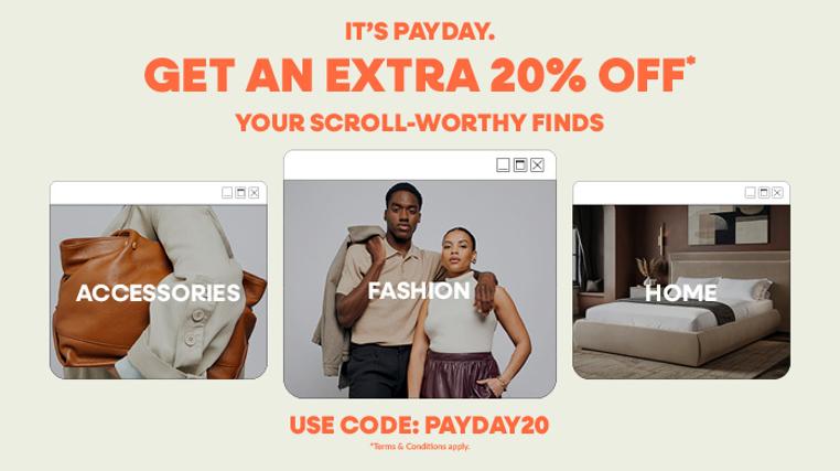 Payday Treats: Use code PAYDAY20