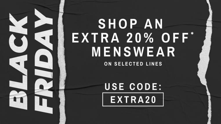 Mens: Use Code EXTRA20