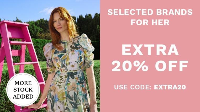 Use Code EXTRA20! Ted Baker, Joules & Crew For Her