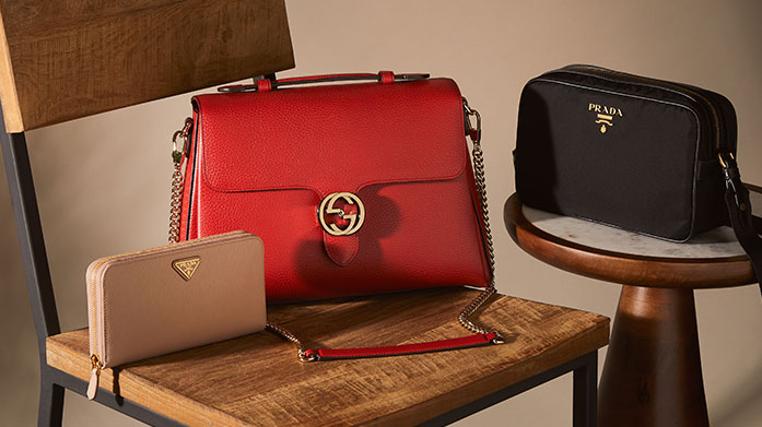 Designer Handbags: Prada, Gucci & More