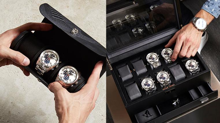 Mens Wolf Luxury Watch And Jewellery Storage