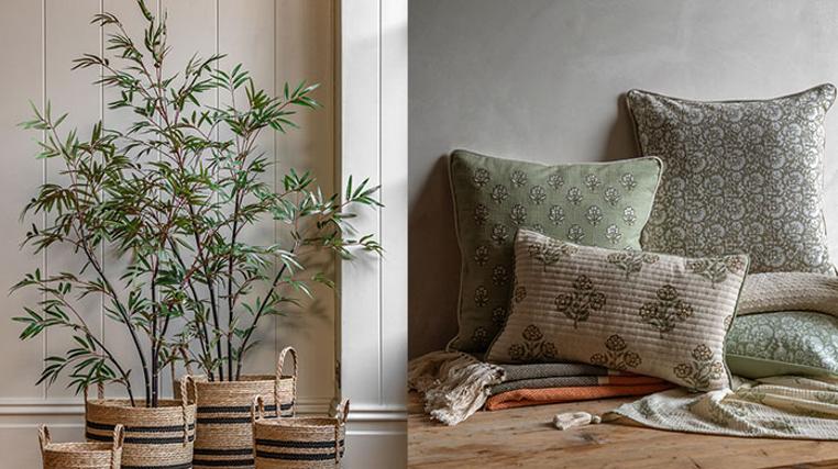 Gallery Living Home Accessories: Faux Plants, Vases, Throws & More