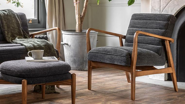 Gallery Living Statement Seating: Luxury Armchairs, Sofas & More