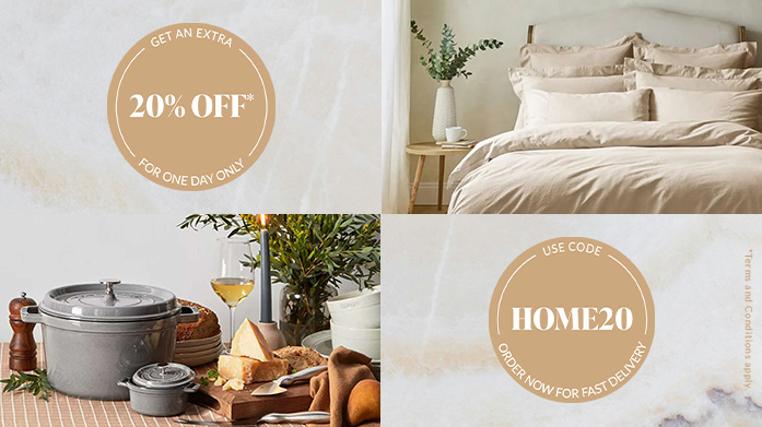 20% off Selected Home