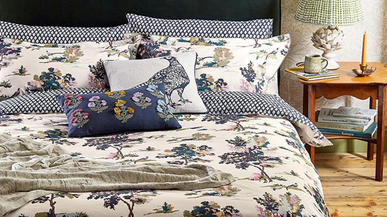 New In Designer Bedding: Sanderson & Joules