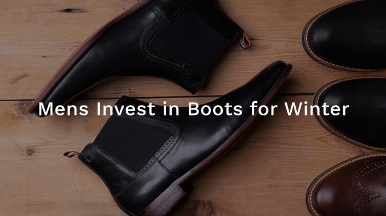Men's: Invest In Boots For Winter