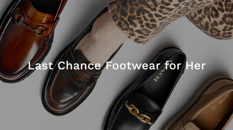 Last Chance! Footwear For Her