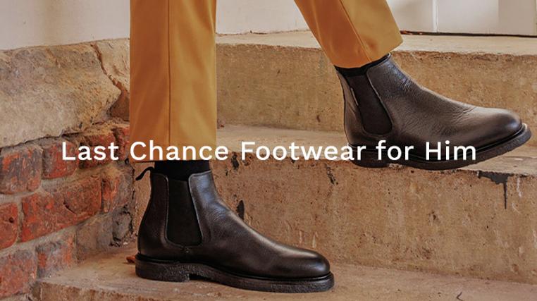 Last Chance! Footwear For Him