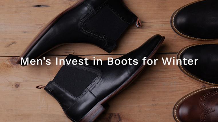 Men's: Invest In Boots For Winter