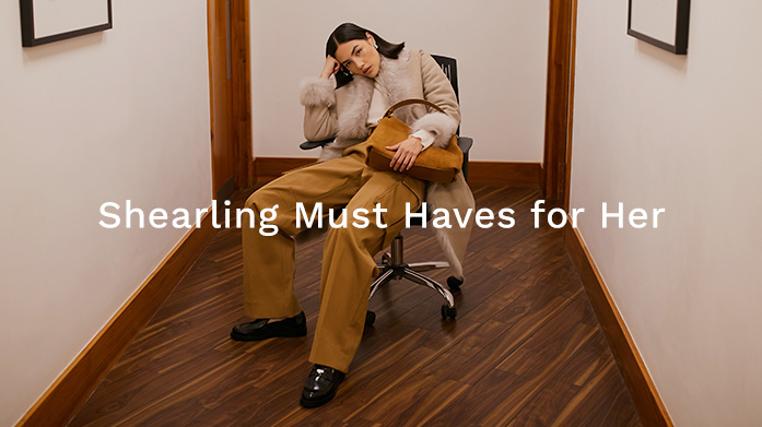 Shearling Must Haves For Her