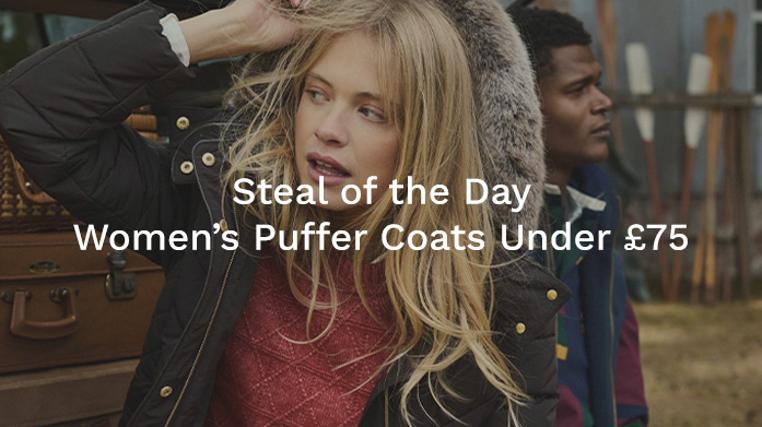 Steal: Womens Puffer Coats Under £75