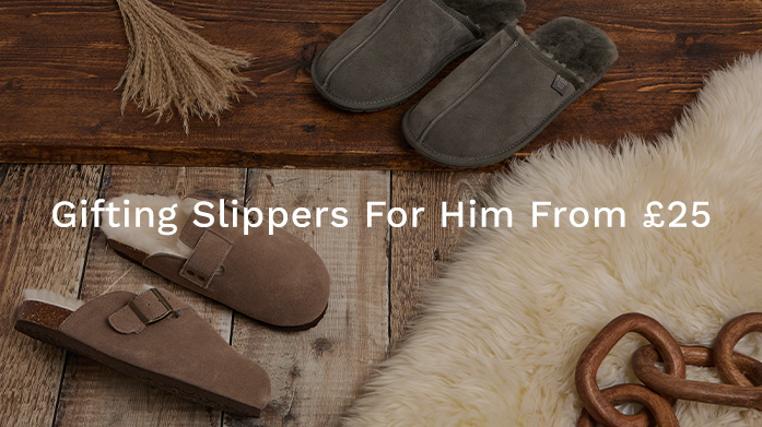 Gifting Slippers For Him From £25