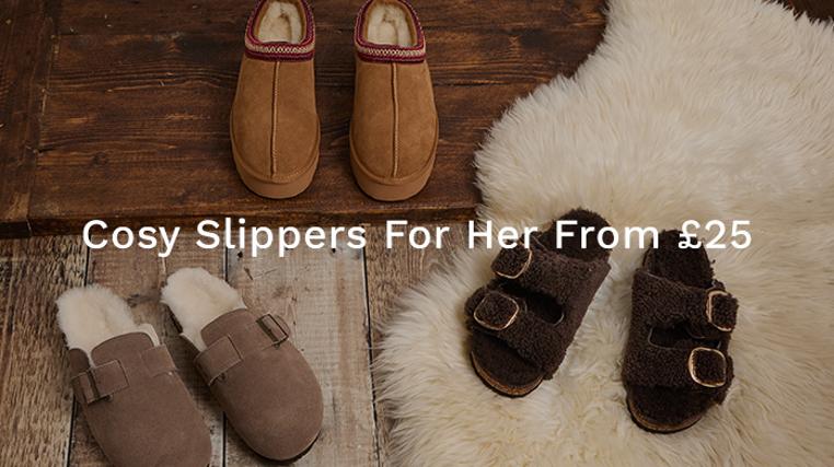 Cosy Slippers For Her From £25