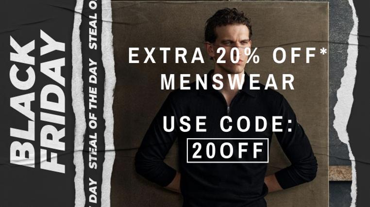 20% Off Belstaff, Boss & Oliver Sweeney, J.lindeburg & More.