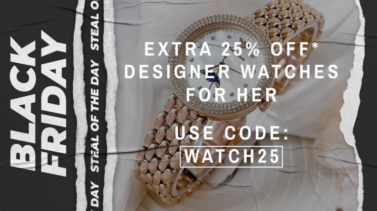25% Off Women's Designer Watches: Gucci, Armani & More