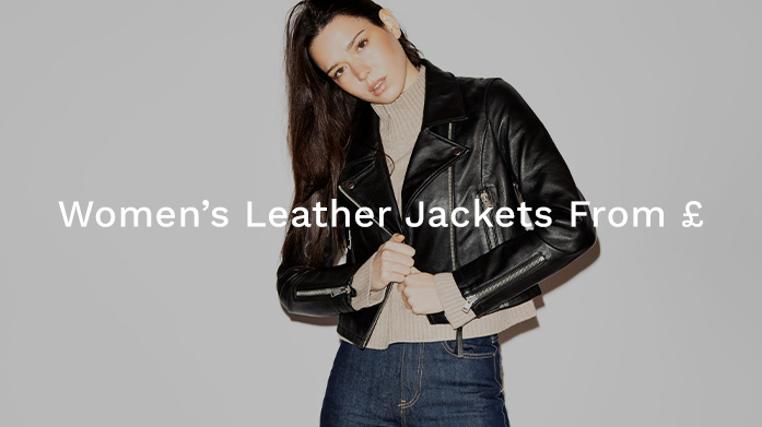 Leather Jackets From £79 For Her