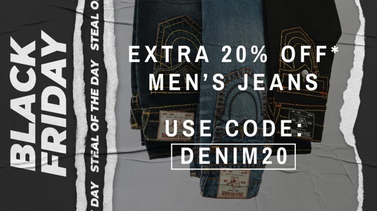 20% Off Premium Jeans For Him