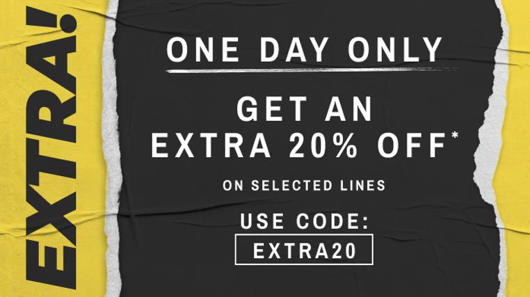 Extra: Use Code EXTRA20