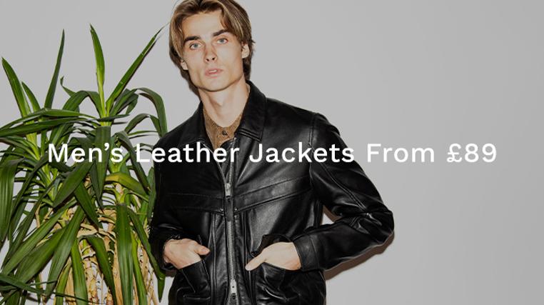 Leather Jackets From £89 For Him