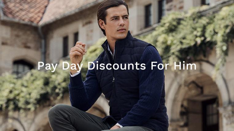 Pay Day Discounts For Him
