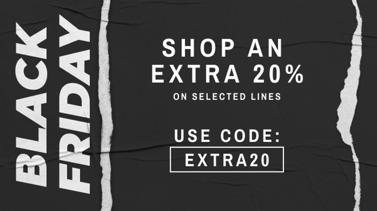 Extra20! Use Code EXTRA20