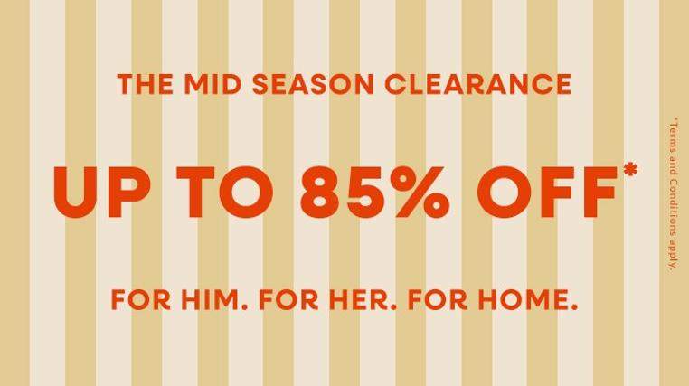 The Mid Season Clearance