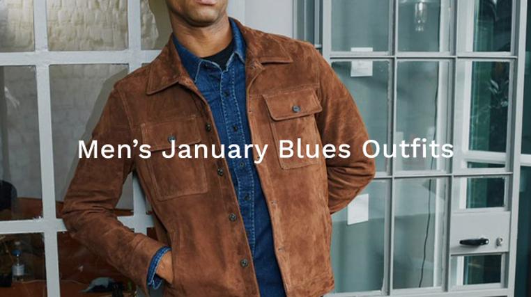 Men's January Blues Outfits