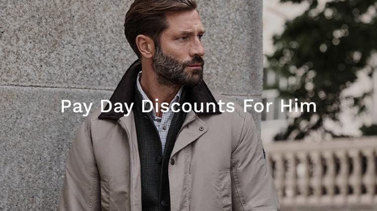 Pay Day Discounts For Him