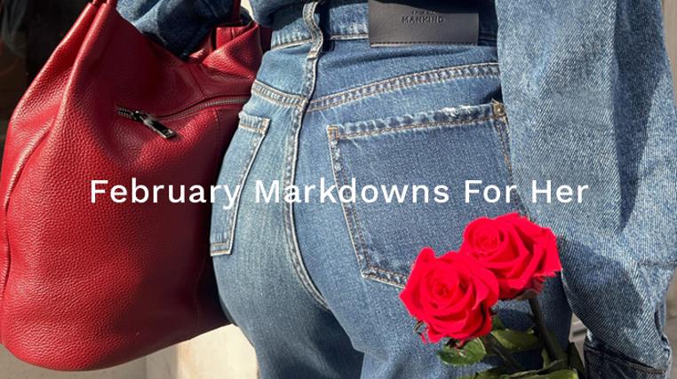 February Markdowns For Her
