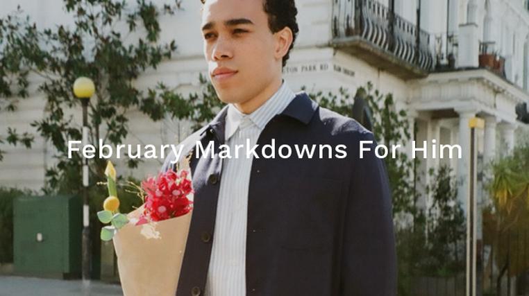 February Markdowns For Him