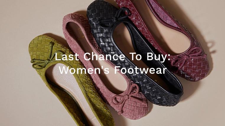 Last Chance To Buy: Women's Footwear